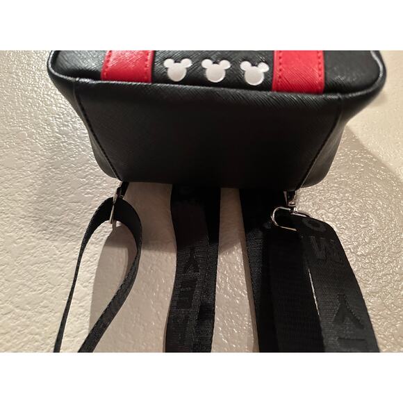 NWOT Disney Loungefly Mickey Mouse Icon Black and Red Mini Backpack - Picture 4 of 10
